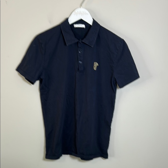 Versace Collection Half Medusa Logo 3 Button Placket Polo Shirt Mens Sz M - Picture 2 of 11